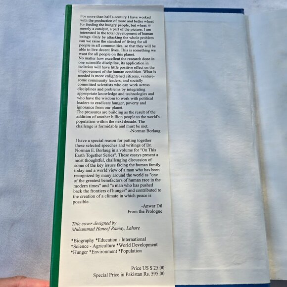 Norman Borlaug on World Hunger Hardcover - Picture 5 of 10